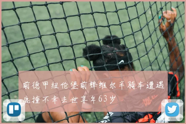 前德甲纽伦堡前锋维尔辛骑车遭遇鹿撞不幸去世享年63岁